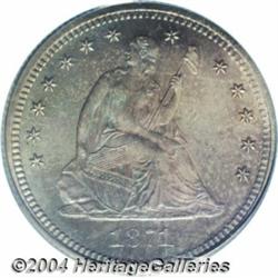 1871[25C] PR66 PCGS.
