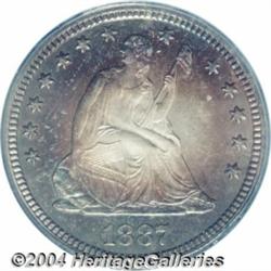 1887[25C] PR67 PCGS.