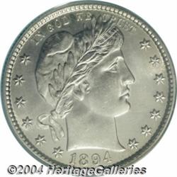 1894-S[25C] MS64 PCGS.