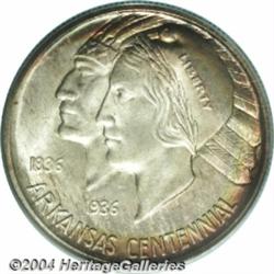 1939-D[50C] Arkansas MS68 PCGS.