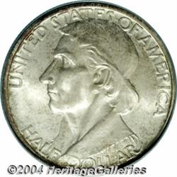 1935-D[50C] Boone MS67 PCGS.