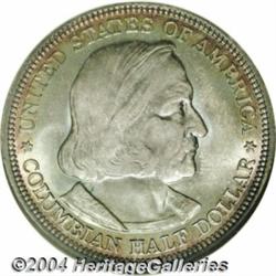 1892[50C] Columbian MS67 PCGS. Graded MS68 by NGC. MS68 NGC Tag # 163965-007 accompanies this lot.