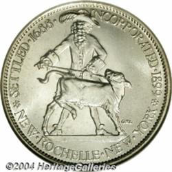 1938[50C] New Rochelle Specimen MS68 [S NGC. Graded MS68 by PCGS. MS68 PCGS Tag # 21627096 accompani