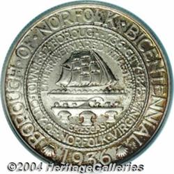 1936[50C] Norfolk MS68 PCGS.