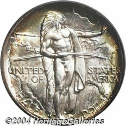 1934-D[50C] Oregon MS67 PCGS.