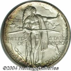 1938-S[50C] Oregon MS68 PCGS.