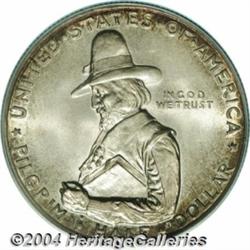 1920[50C] Pilgrim MS67 PCGS.