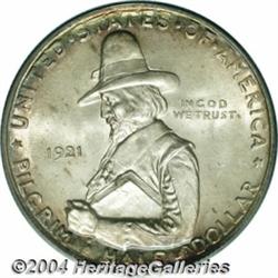 1921[50C] Pilgrim MS67 PCGS.