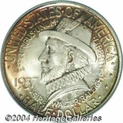 1937[50C] Roanoke MS68 PCGS.