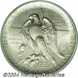 1935[50C] Texas MS68 PCGS.