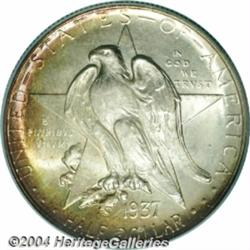 1937[50C] Texas MS68 PCGS.