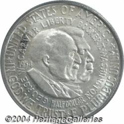 1954-D[50C] Washington-Carver MS66 PCGS.