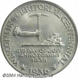 1936[50C] Wisconsin MS68 PCGS.