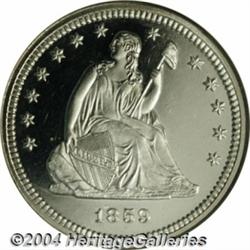 1859[25C] PR66 Cameo NGC.