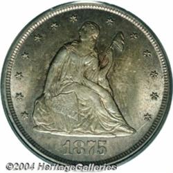 1875-CC[20C] MS65 PCGS.