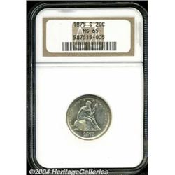 1875-S[20C] MS65 NGC.