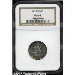 1875-S[20C] MS66 NGC.