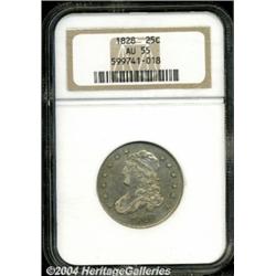 1828[25C] AU55 NGC.