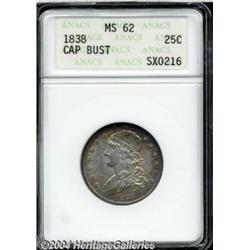 1838[25C] MS62 ANACS.