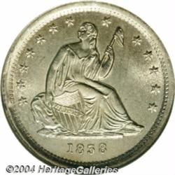 1838[25C] No Drapery MS65 NGC.