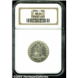 1864[25C] MS64 NGC.