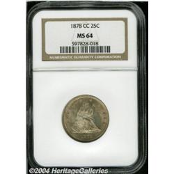 1878-CC[25C] MS64 NGC.