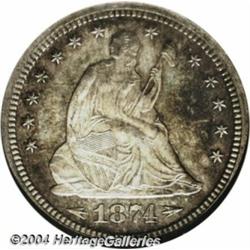 1874[25C] Arrows PR 65 NGC.