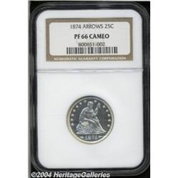 1874[25C] Arrows PR66 NGC.