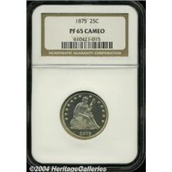 1875[25C] PR65 Cameo NGC.