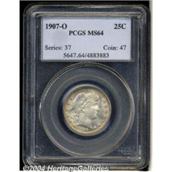 1907-O[25C] MS64 PCGS.