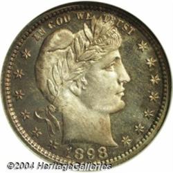 1898[25C] PR66 Cameo NGC.