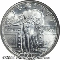 1917[25C] Type One MS66 Full Head NGC.