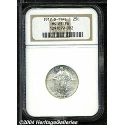 1917-D[25C] Type One MS65 Full Head NGC.