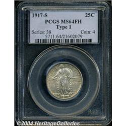 1917-S[25C] Type One MS64 Full Head PCGS.