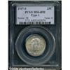 Image 1 : 1917-S[25C] Type One MS64 Full Head PCGS.