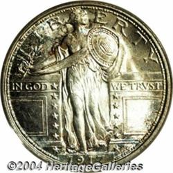 1917-S[25C] Type One MS66 Full Head PCGS.