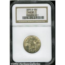 1920-D[25C] MS65 NGC.
