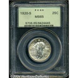 1920-S[25C] MS65 PCGS.