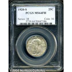 1920-S[25C] MS64 Full Head PCGS.
