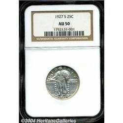1927-S[25C] AU50 NGC.