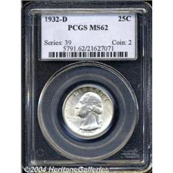 1932-D[25C] MS62 PCGS.