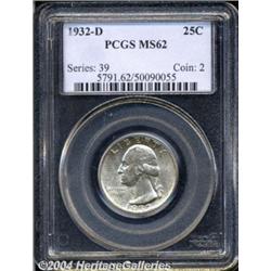 1932-D[25C] MS62 PCGS.