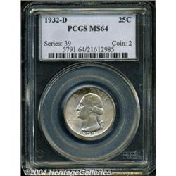 1932-D[25C] MS64 PCGS.