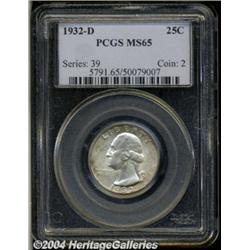 1932-D[25C] MS65 PCGS.