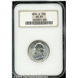 1934-D[25C] MS65 NGC.