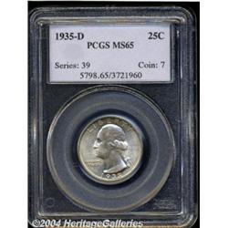 1935-D[25C] MS65 PCGS.