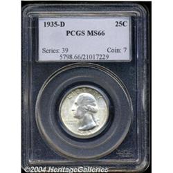 1935-D[25C] MS66 PCGS.