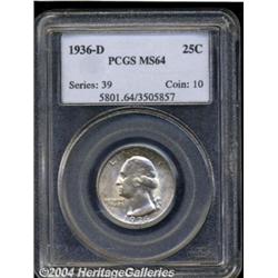 1936-D[25C] MS64 PCGS.