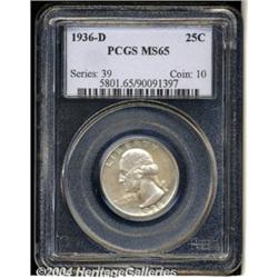 1936-D[25C] MS65 PCGS.