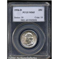 1936-D[25C] MS65 PCGS.